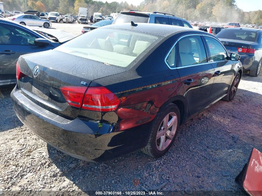 2013 VOLKSWAGEN PASSAT SE - 1VWBP7A39DC122749