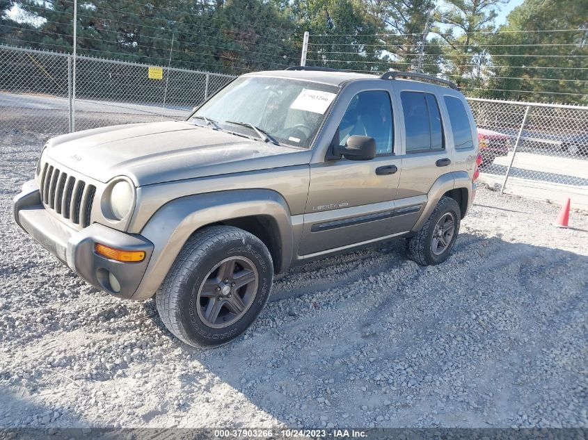 1J4GK48K74W177941 2004 JEEP LIBERTY SPORTphoto 2