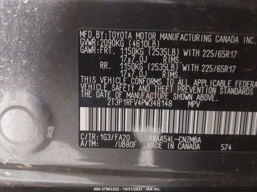 2023 TOYOTA RAV4 XLE/XLE PREMIUM - 2T3PIRFV4PW348148