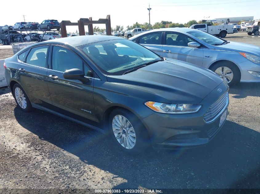 2015 FORD FUSION S HYBRID - 3FA6P0UU4FR116481