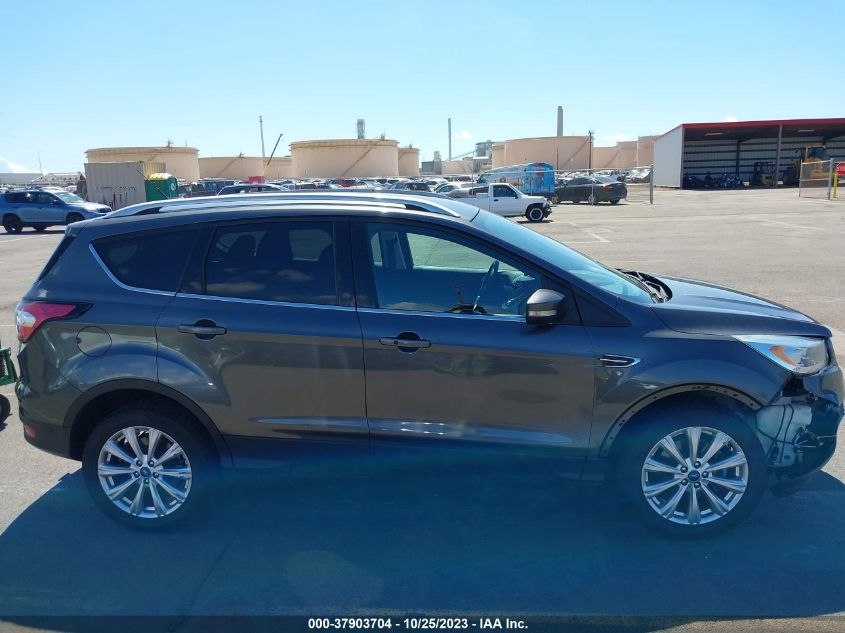 2017 FORD ESCAPE TITANIUM - 1FMCU9J95HUC96197