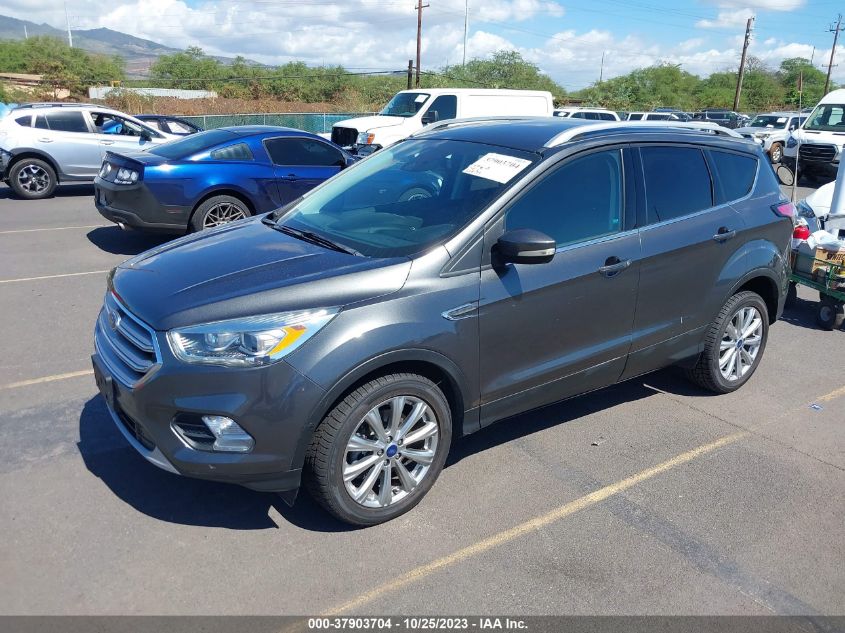 2017 FORD ESCAPE TITANIUM - 1FMCU9J95HUC96197