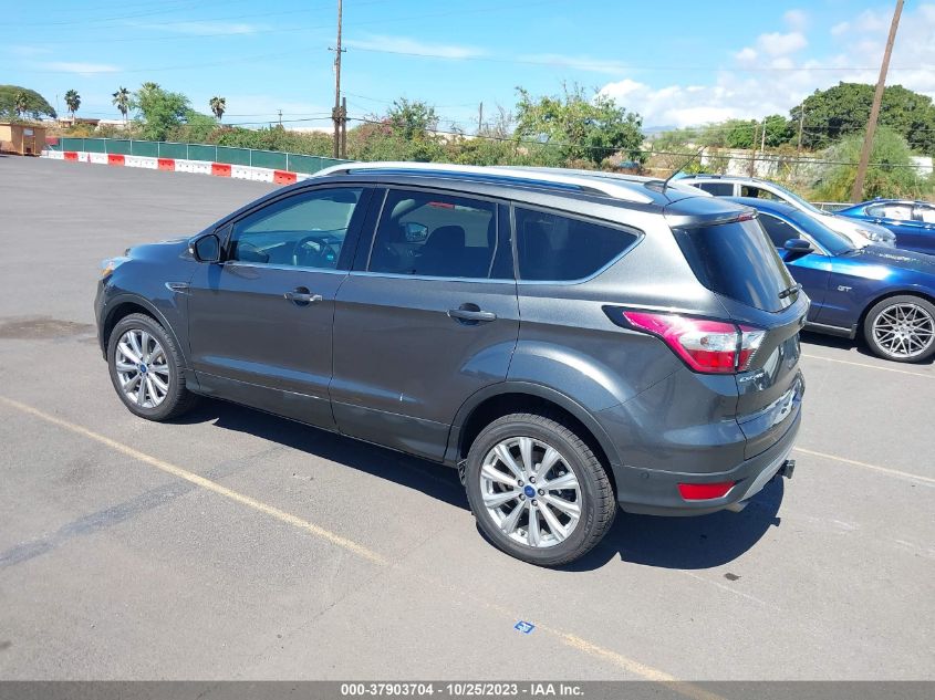 2017 FORD ESCAPE TITANIUM - 1FMCU9J95HUC96197