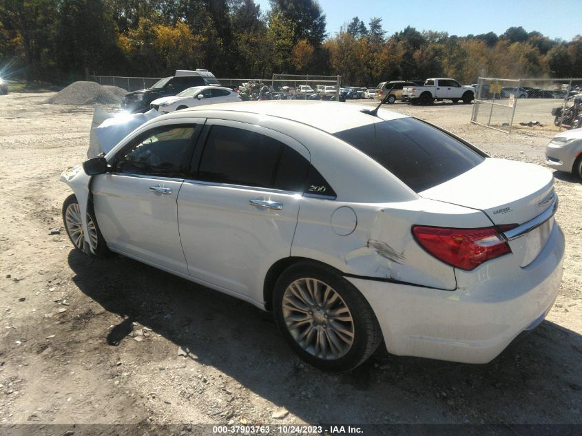 2013 CHRYSLER 200 LIMITED - 1C3CCBCG7DN729344