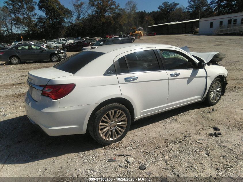 2013 CHRYSLER 200 LIMITED - 1C3CCBCG7DN729344