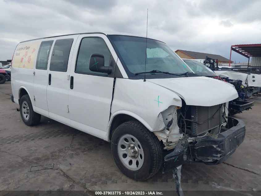 2013 CHEVROLET EXPRESS 1500 WORK VAN - 1GCSGAFX3D1162770