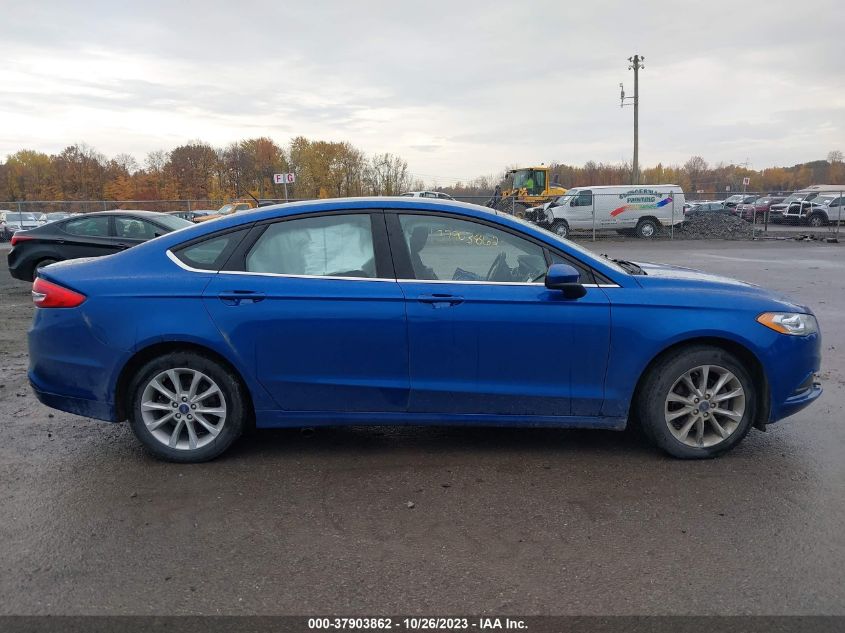 2017 FORD FUSION SE - 3FA6P0H75HR404050