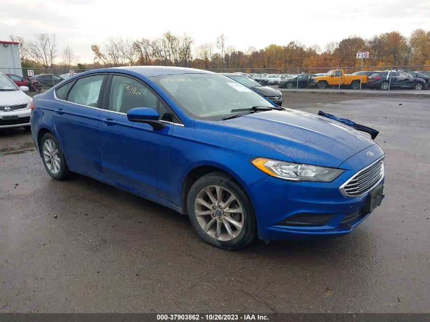 2017 FORD FUSION SE - 3FA6P0H75HR404050