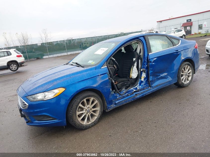 2017 FORD FUSION SE - 3FA6P0H75HR404050