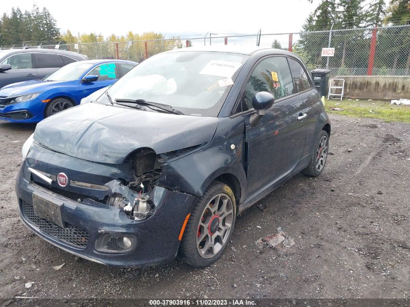 2013 FIAT 500 SPORT - 3C3CFFBR2DT750488