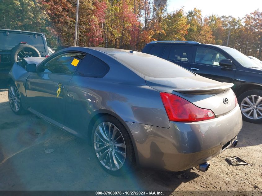 2013 INFINITI G37 COUPE SPORT 6MT JN1CV6EK0DM920773