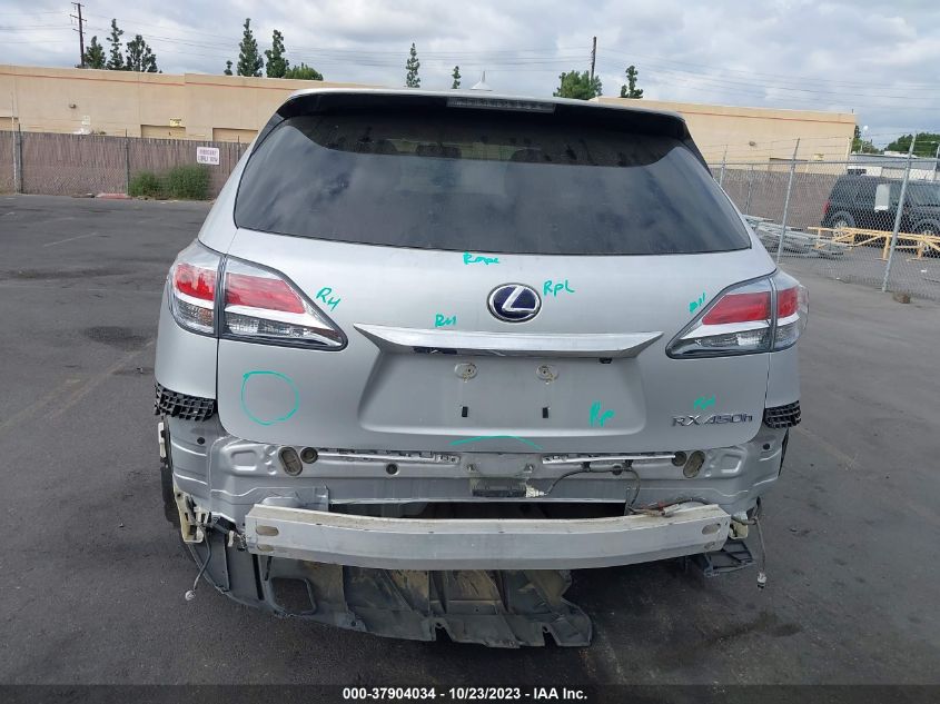 2013 LEXUS RX 450H JTJZB1BA4D2409591