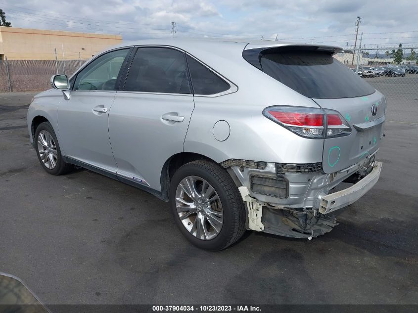 2013 LEXUS RX 450H JTJZB1BA4D2409591