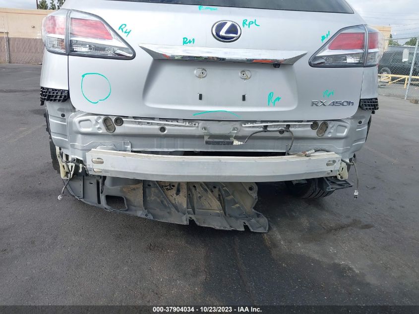 2013 LEXUS RX 450H JTJZB1BA4D2409591