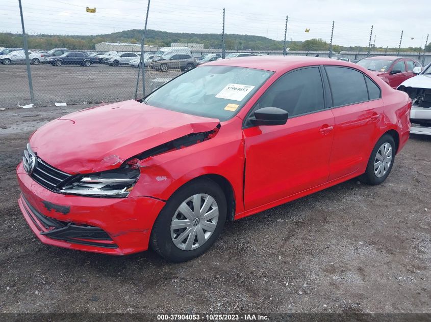 2015 VOLKSWAGEN JETTA 2.0L S - 3VW2K7AJ2FM407162