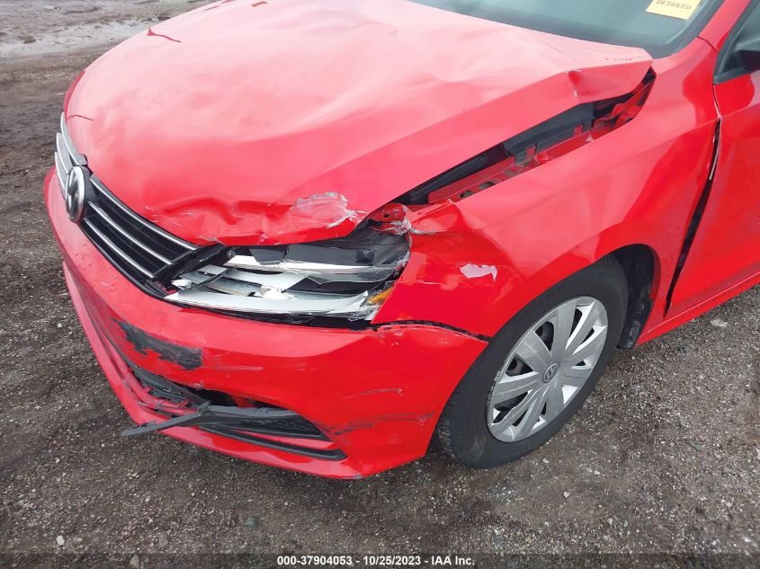 2015 VOLKSWAGEN JETTA 2.0L S - 3VW2K7AJ2FM407162