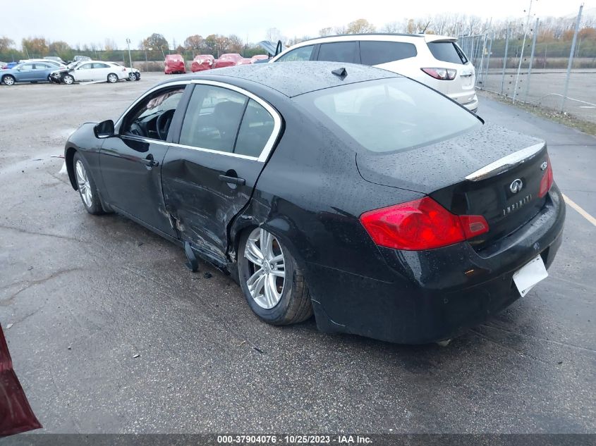 2013 INFINITI G37X - JN1CV6AR2DM769986