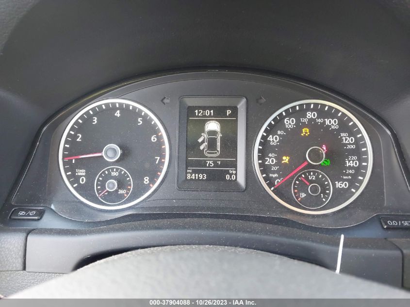2016 VOLKSWAGEN TIGUAN S - WVGBV7AX0GW009234
