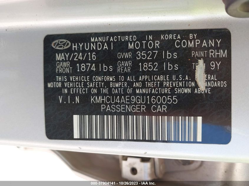 2016 HYUNDAI ACCENT SE - KMHCU4AE9GU160055