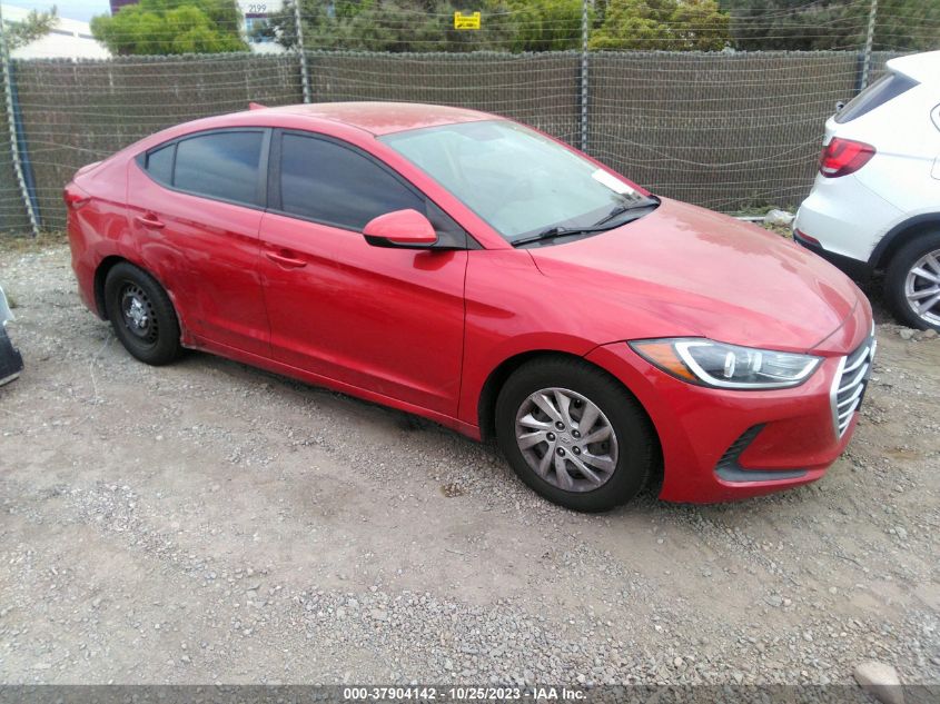 2017 HYUNDAI ELANTRA SE - 5NPD74LF7HH164221