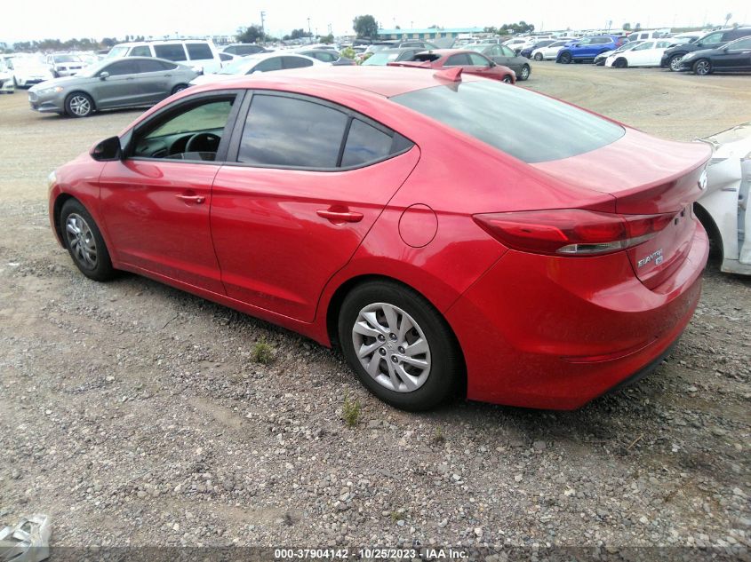 2017 HYUNDAI ELANTRA SE - 5NPD74LF7HH164221