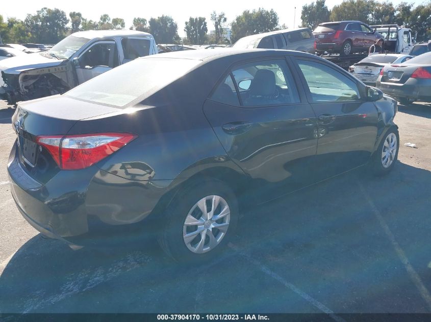 2015 TOYOTA COROLLA L/LE/S/S PLUS/LE PLUS - 5YFBURHEXFP206412