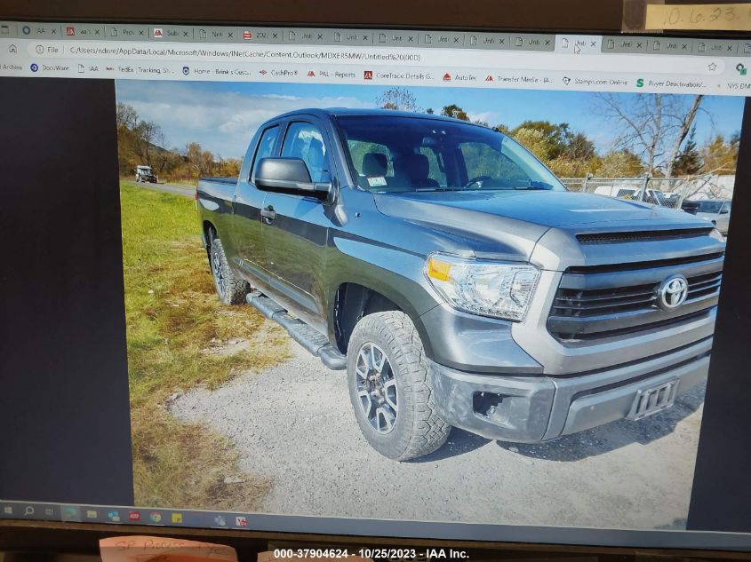 2014 TOYOTA TUNDRA 4WD TRUCK SR/SR5 - 5TFUM5F16EX055487