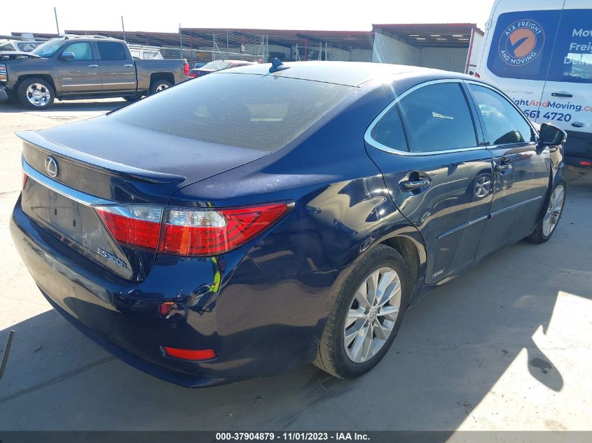 2013 LEXUS ES 300H HYBRID - JTHBW1GG0D2017535
