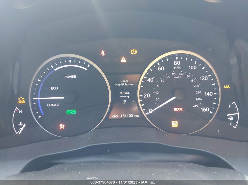 2013 LEXUS ES 300H HYBRID - JTHBW1GG0D2017535