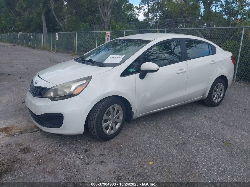 2014 KIA RIO LX - KNADM4A35E6348206