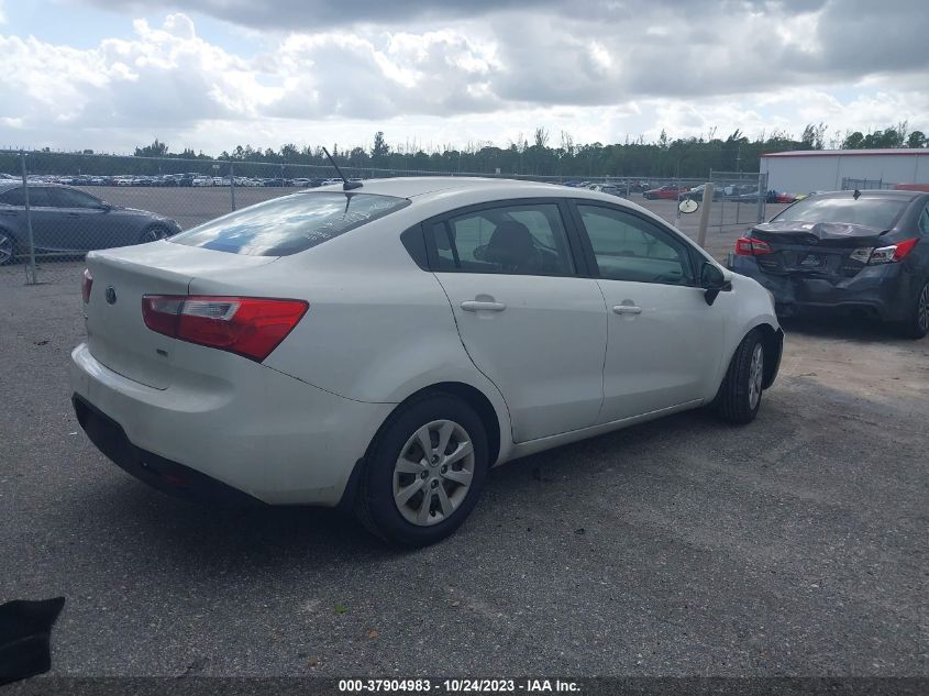 2014 KIA RIO LX - KNADM4A35E6348206