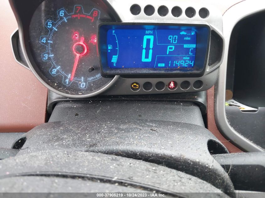 2013 CHEVROLET SONIC LT - 1G1JC5SB3D4153177
