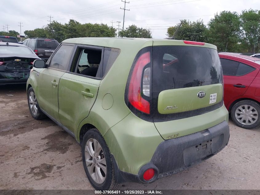 2015 KIA SOUL + - KNDJP3A5XF7764532