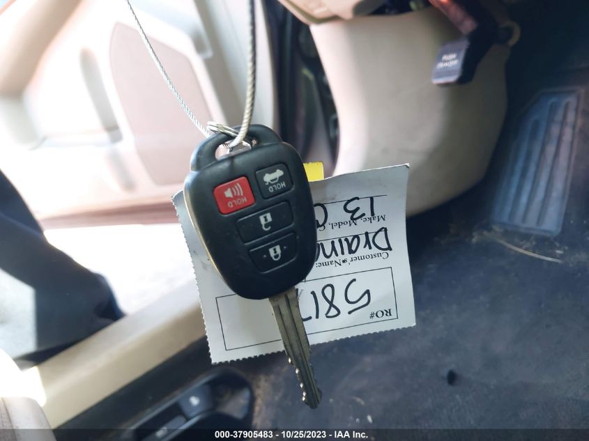 2013 TOYOTA CAMRY L/LE/SE/XLE - 4T4BF1FK7DR310216
