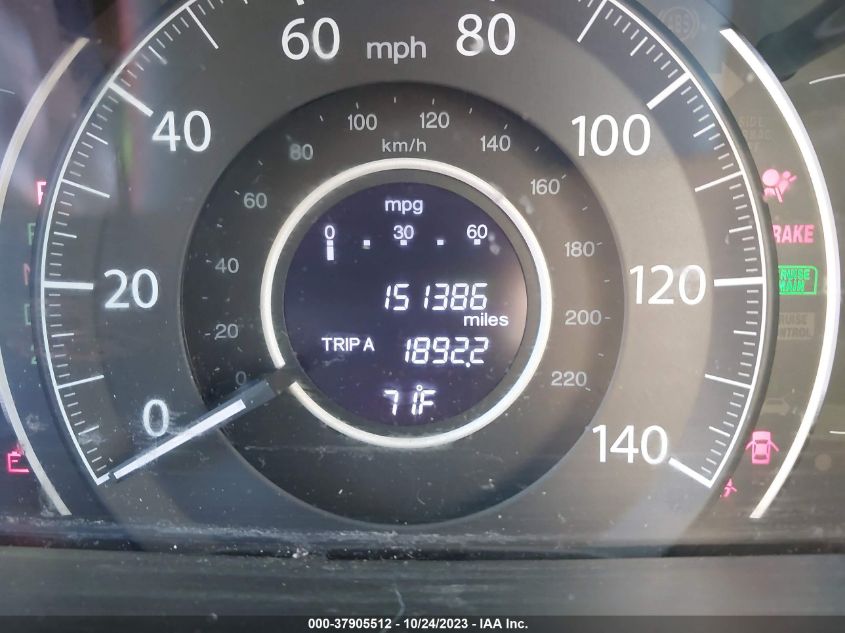2013 HONDA CR-V EX-L - 5J6RM4H73DL036803