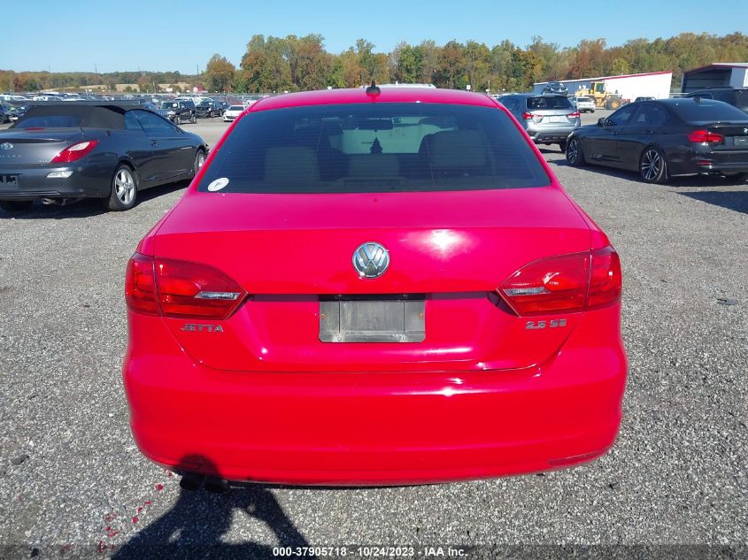 2013 VOLKSWAGEN JETTA SEDAN SE W/CONVENIENCE 3VWDP7AJ6DM447249