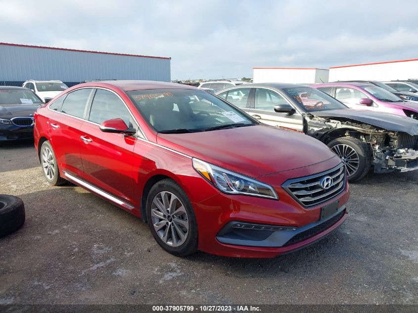 2015 HYUNDAI SONATA 2.4L SPORT - 5NPE34AF8FH248385