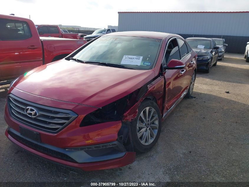 2015 HYUNDAI SONATA 2.4L SPORT - 5NPE34AF8FH248385