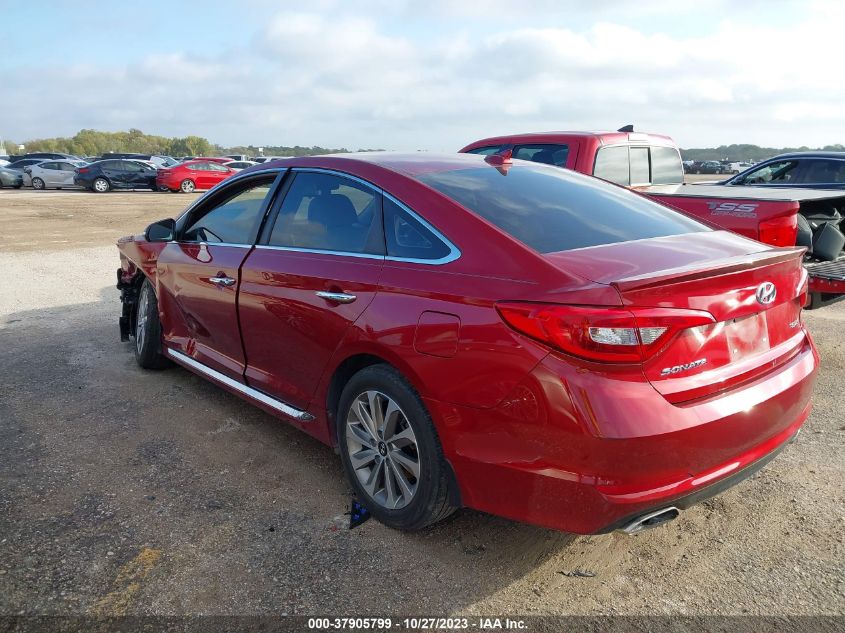 2015 HYUNDAI SONATA 2.4L SPORT - 5NPE34AF8FH248385