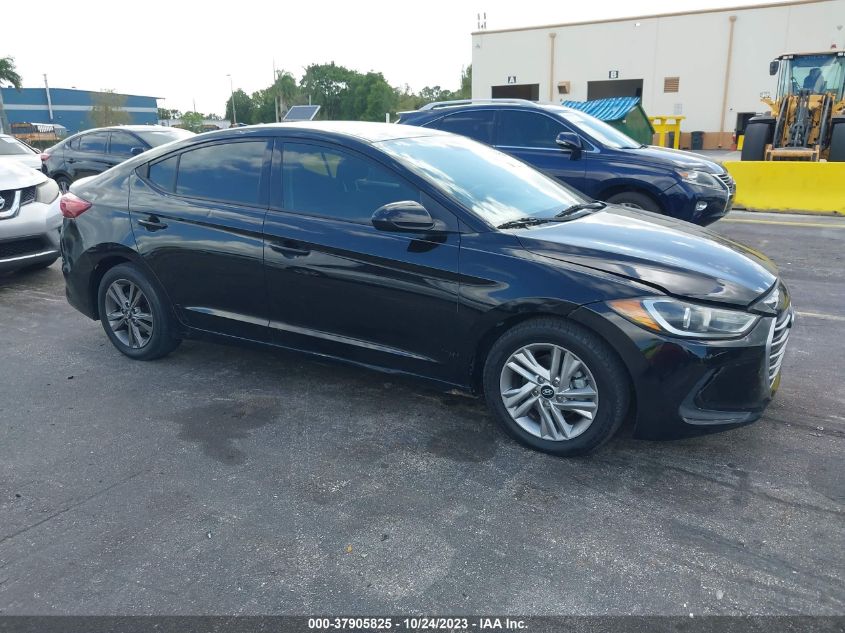 2018 HYUNDAI ELANTRA SEL - KMHD84LFXJU657511