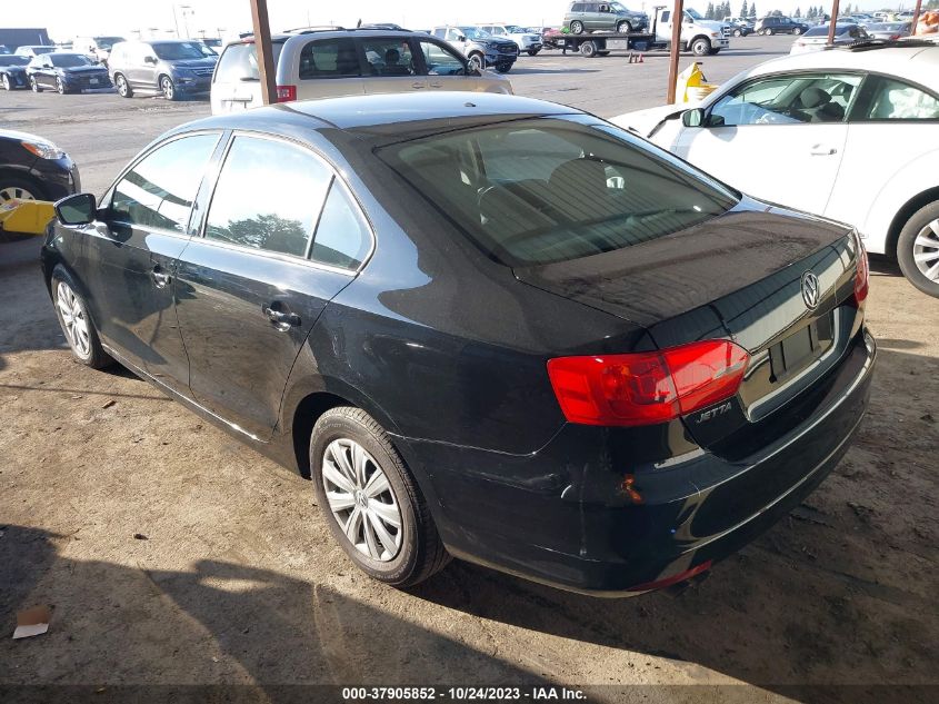 2013 VOLKSWAGEN JETTA SEDAN S 3VW2K7AJ5DM208619