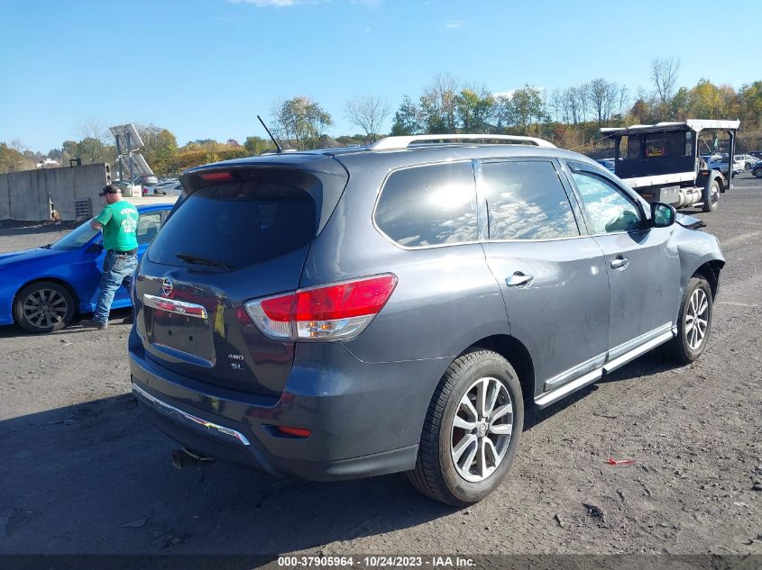 2013 NISSAN PATHFINDER SL - 5N1AR2MMXDC638680