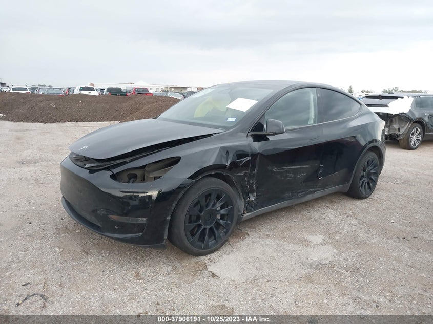 VIN 7SAYGDEE9NA006575 2022 TESLA MODEL Y