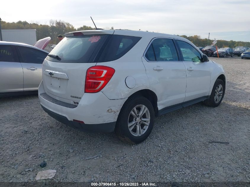 2016 CHEVROLET EQUINOX LS - 2GNALBEK2G6123857