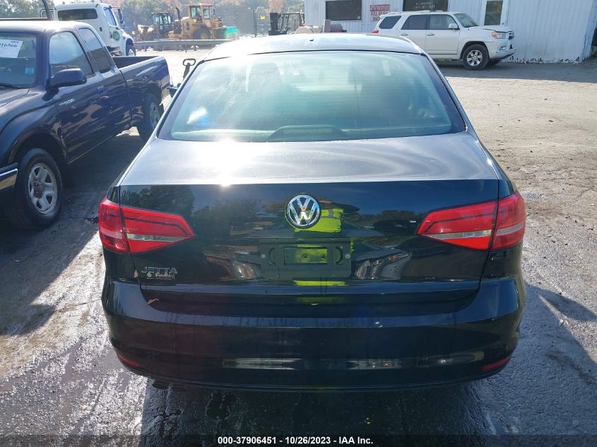 2015 VOLKSWAGEN JETTA SEDAN 2.0L S - 3VW2K7AJ0FM331070