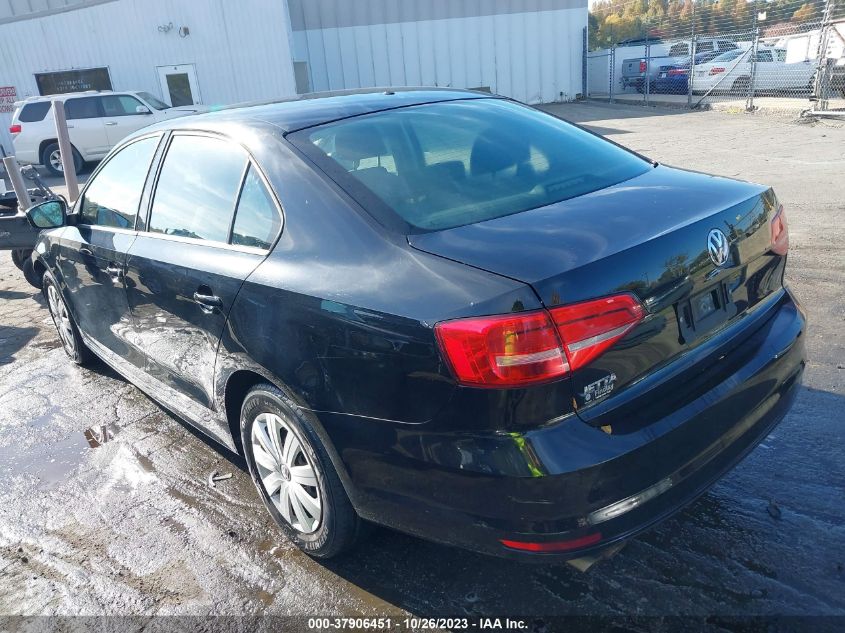 2015 VOLKSWAGEN JETTA SEDAN 2.0L S - 3VW2K7AJ0FM331070