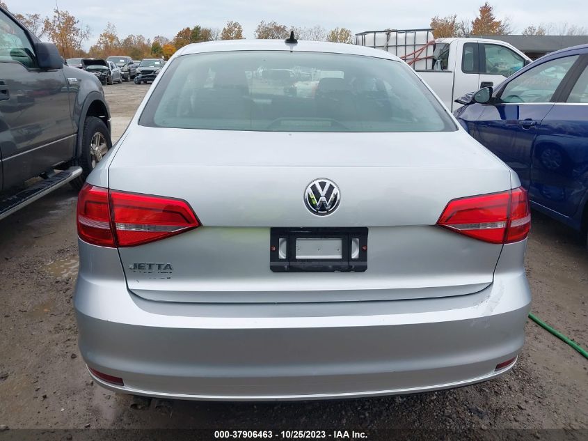 2015 VOLKSWAGEN JETTA SEDAN 2.0L S W/TECHNOLOGY - 3VW2K7AJ0FM278712
