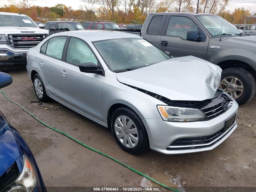 2015 VOLKSWAGEN JETTA SEDAN 2.0L S W/TECHNOLOGY - 3VW2K7AJ0FM278712