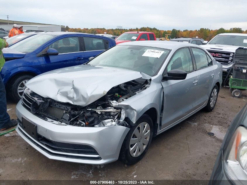 2015 VOLKSWAGEN JETTA SEDAN 2.0L S W/TECHNOLOGY - 3VW2K7AJ0FM278712