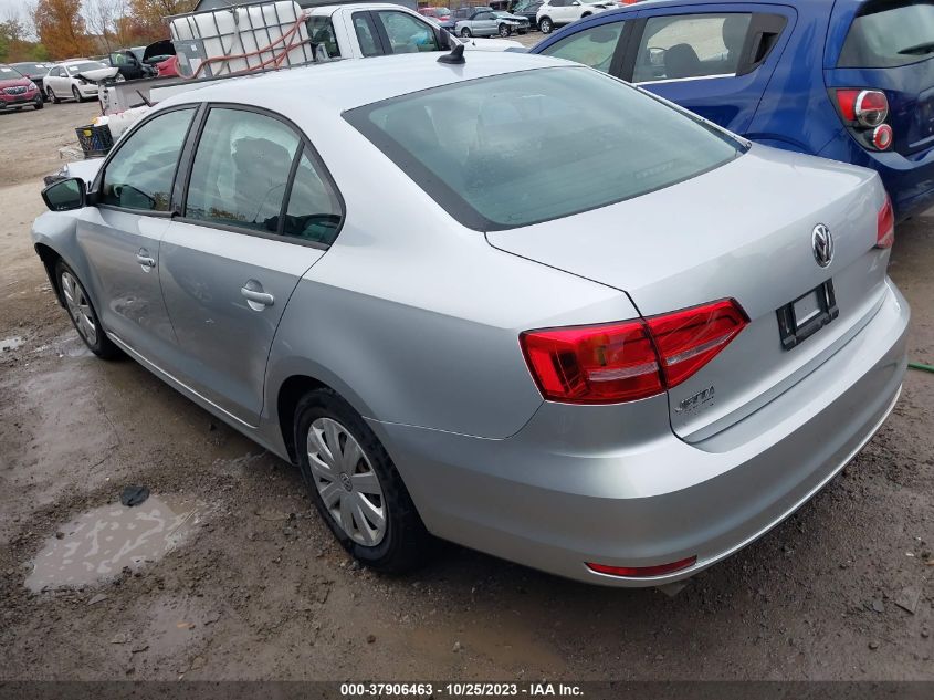 2015 VOLKSWAGEN JETTA SEDAN 2.0L S W/TECHNOLOGY - 3VW2K7AJ0FM278712